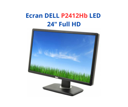 شاشة DELL P2412Hb LED مقاس 24 بوصة عالية الدقة بالكامل [مجددة]